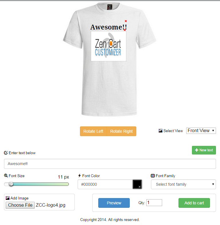 (image for) T-Shirt Customizer and Product Designer 2.0